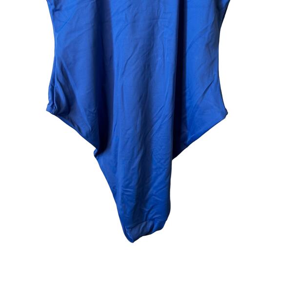 NWT Andie Swim The Santorini One Piece Swimsuit Blue Medium Pool Beach Resort - Picture 7 of 10